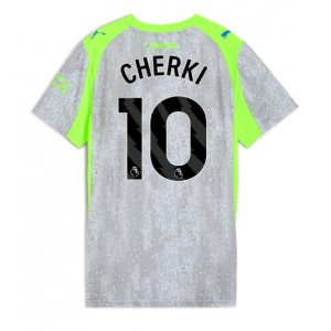 Fotbalové Dres Manchester City Rayan Cherki #10 Dámské Třetí Oblečení 2025-26 Krátký Rukáv